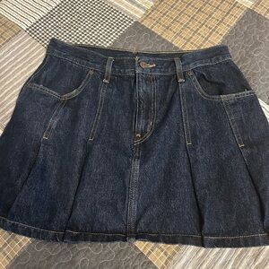 Levi's Dark Blue Denim Mini Skirt